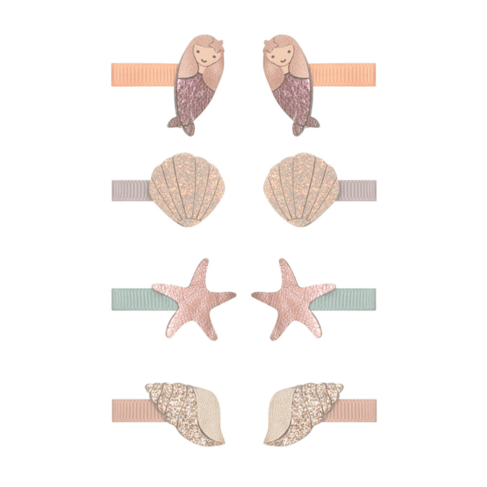 Mermaid Mini Clips - 8pk, Shopsweetluluss