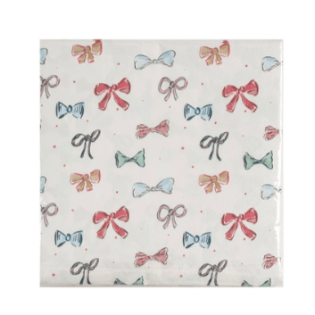 Merry Bow Pattern Napkins, Shopsweetluluss