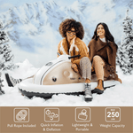 Metallic Champagne Snowmobile Sled, Shopsweetluluss