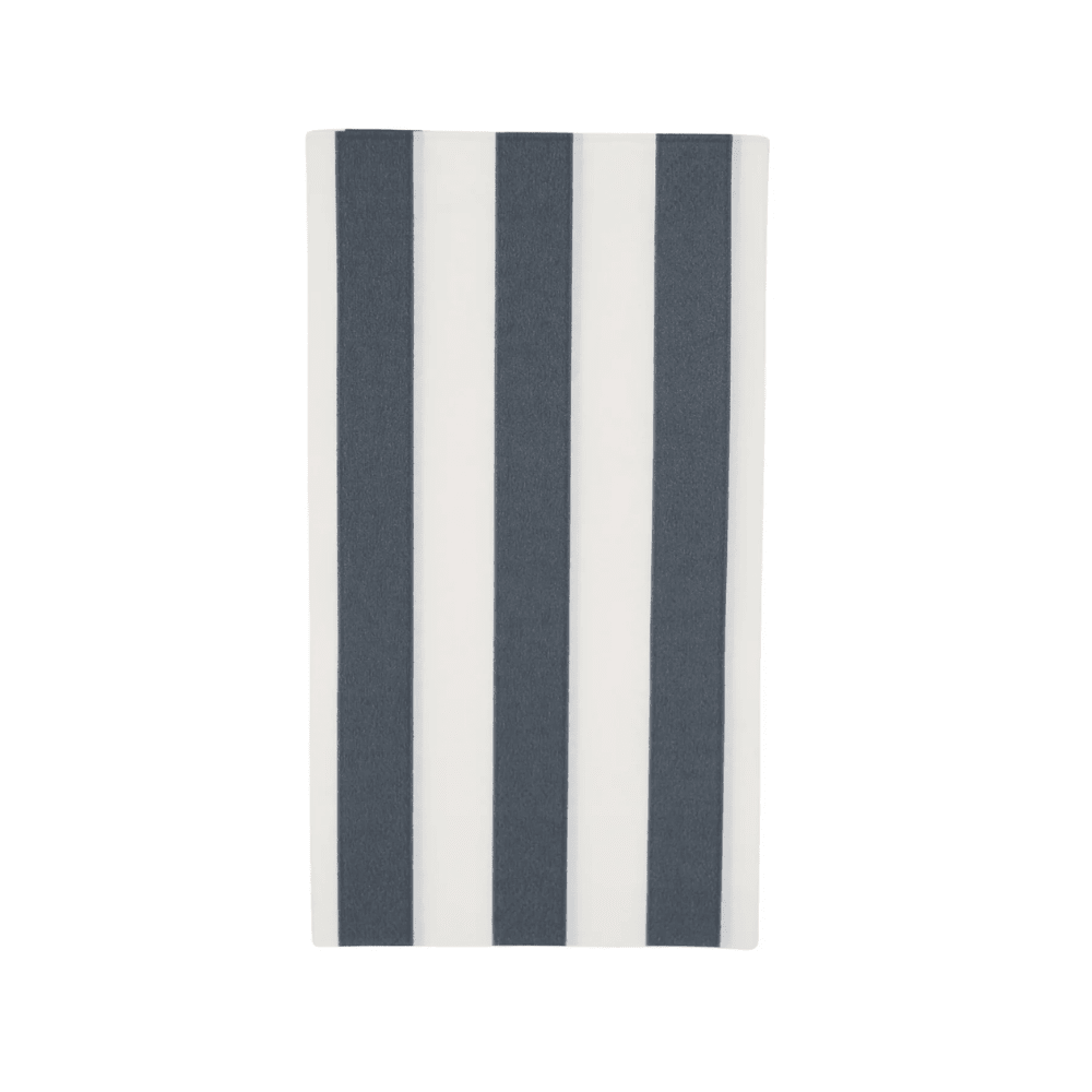 Midnight Blue Cabana Stripe Guest Napkins, Shopsweetluluss