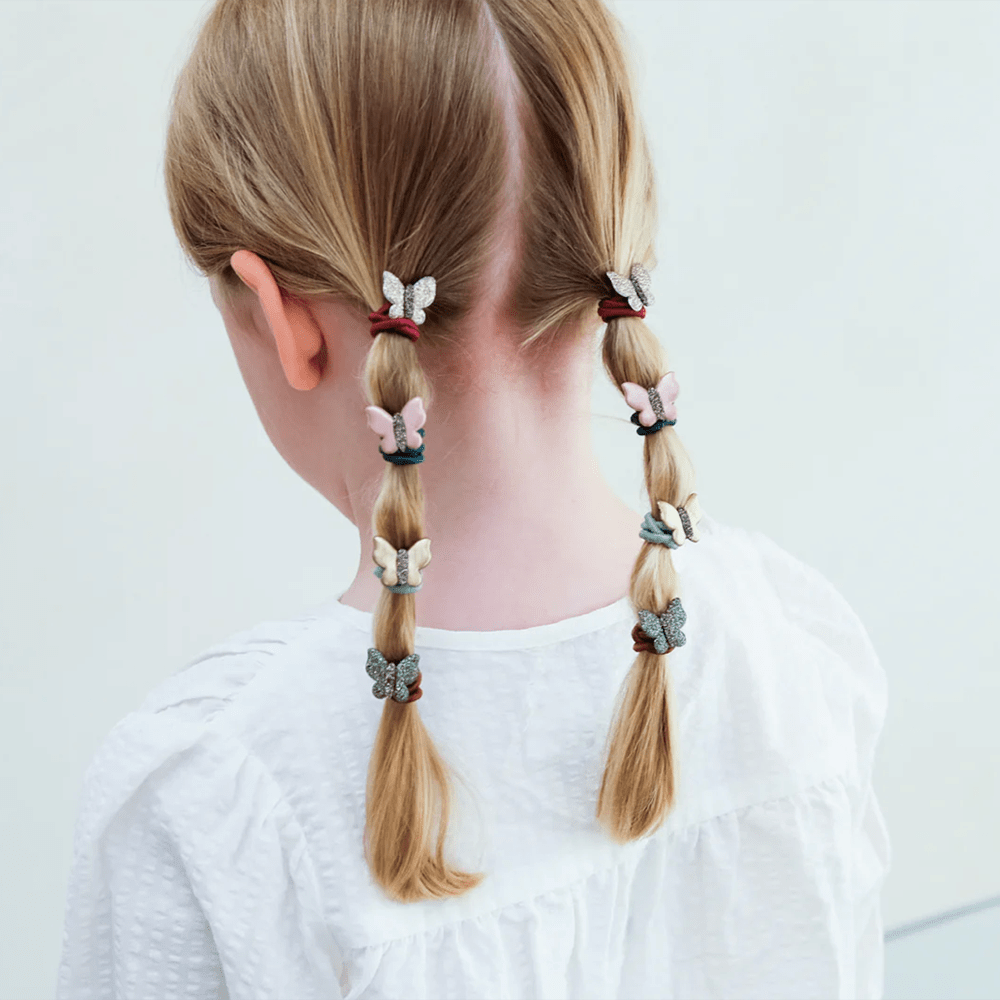 Mini Butterfly Hair Ponies, Shopsweetluluss