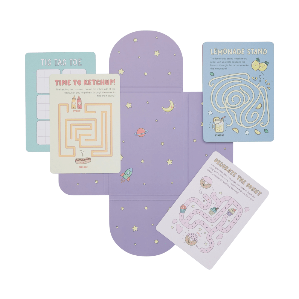 Mini Mazes Activity Cards - Set of 24, Shopsweetluluss