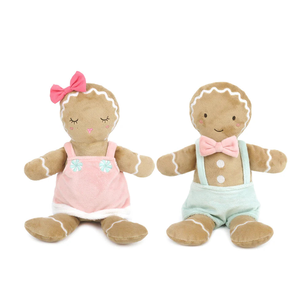 Mon Ami Pastel Gingerbread Couple Plush Toys, Shopsweetluluss