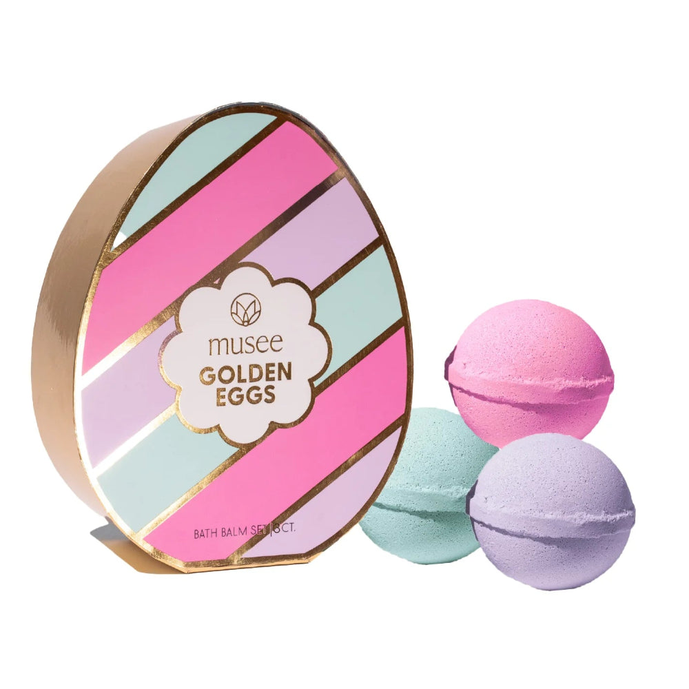 Musee Golden Egg Bath Balm Gift Set, Shopsweetluluss