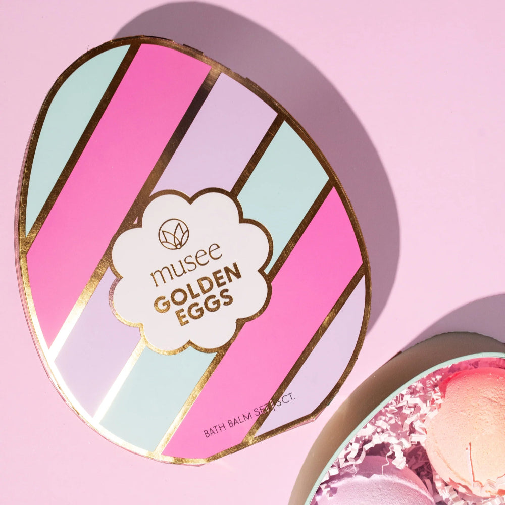 Musee Golden Egg Bath Balm Gift Set, Shopsweetluluss