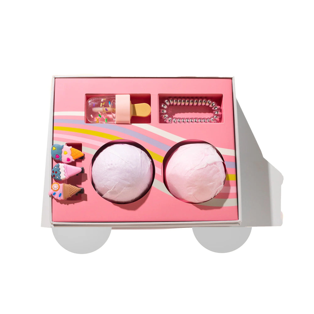 Musee Ice Cream Truck Mini Bath Balms Gift Set, Shopsweetluluss