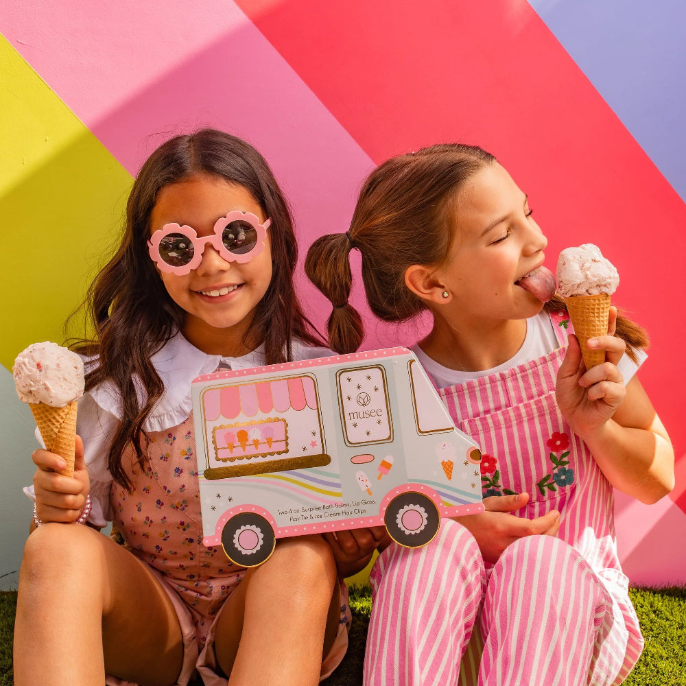 Musee Ice Cream Truck Mini Bath Balms Gift Set, Shopsweetluluss