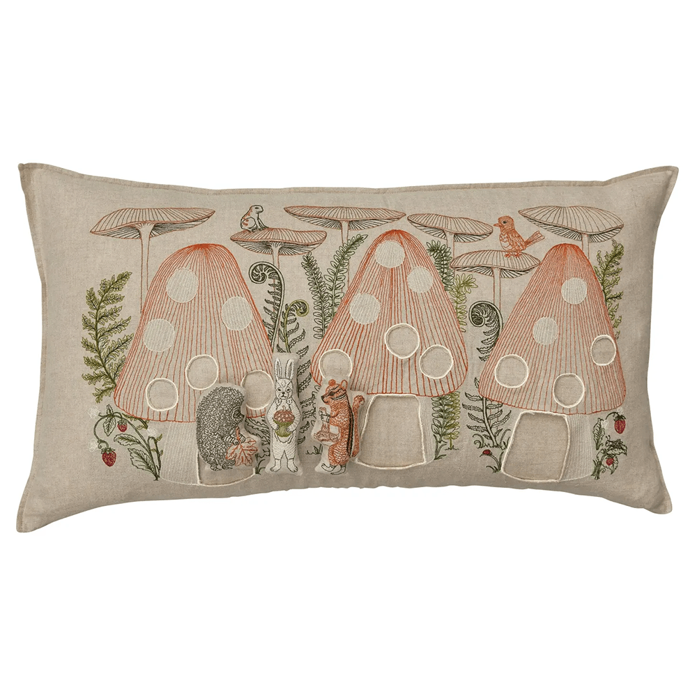 Mushroom Forest Pocket Pillow, Shopsweetluluss