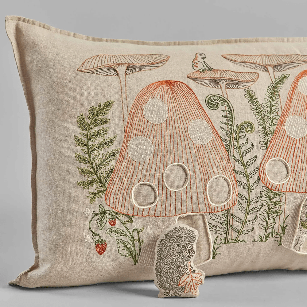 Mushroom Forest Pocket Pillow, Shopsweetluluss