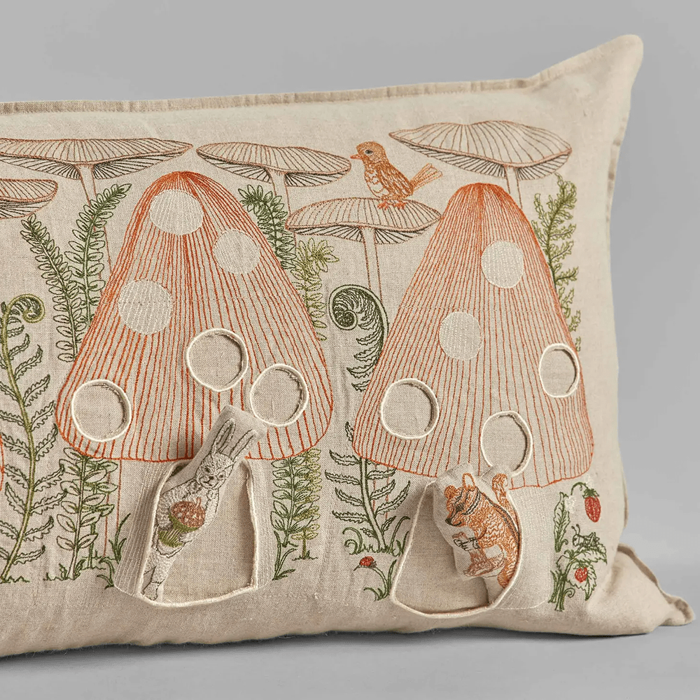 Mushroom Forest Pocket Pillow, Shopsweetluluss