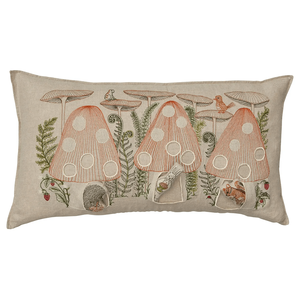 Mushroom Forest Pocket Pillow, Shopsweetluluss