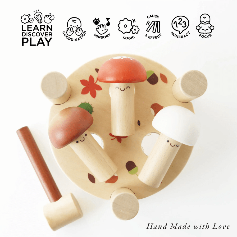 Woodland Mushroom Hammer Game, Shopsweetluluss