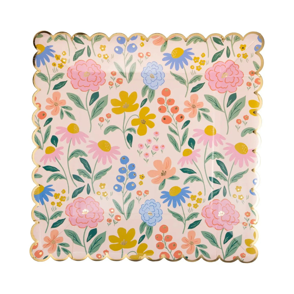 My Mind's Eye Floral Pattern Plates, Shopsweetluluss