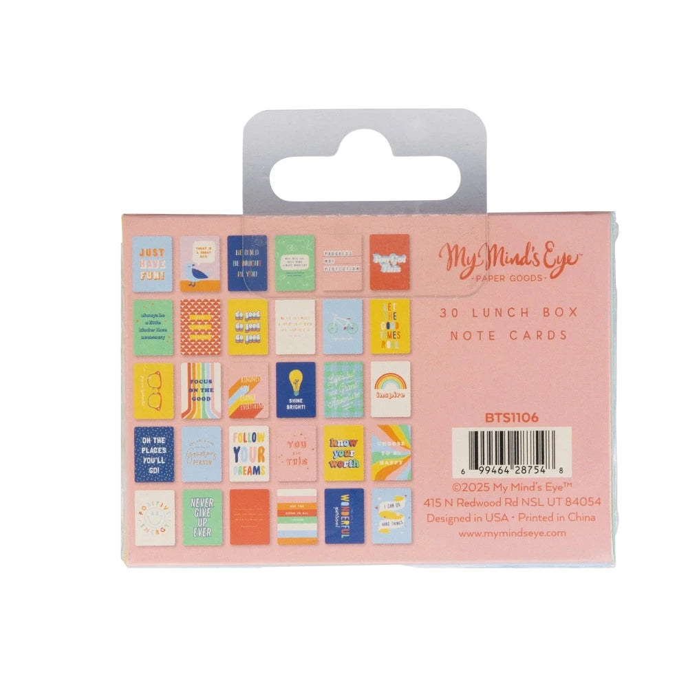 My Mind's Eye Lunch Box Card Set, Shopsweetluluss