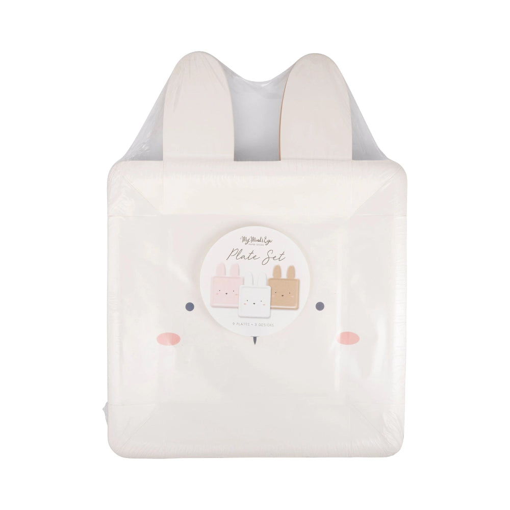 My Mind's Eye Neapolitan Bunny Plate Set, Shopsweetluluss
