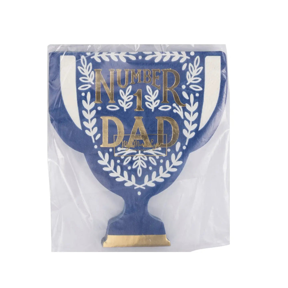 My Mind's Eye "Number 1 Dad" Trophy Napkins, Shopsweetluluss