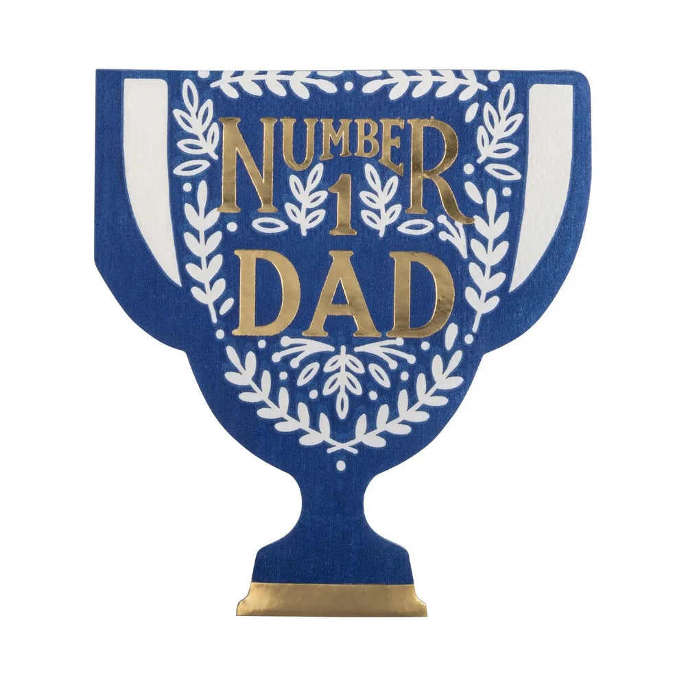 My Mind's Eye "Number 1 Dad" Trophy Napkins, Shopsweetluluss