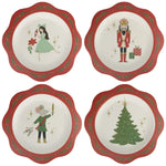 My Mind's Eye Nutcracker Bamboo Plate Set, Shopsweetluluss