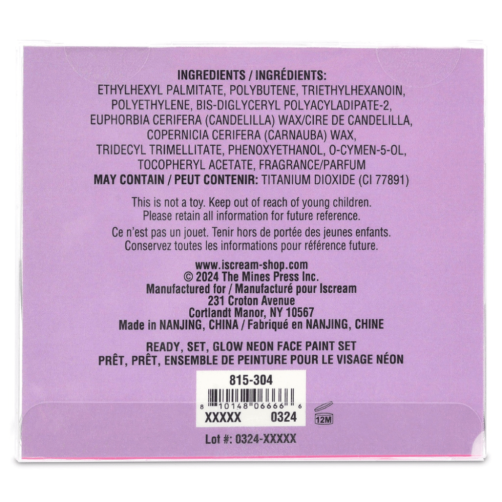 Ready, Set, Glow! Neon Face Paint Set, Shopsweetluluss
