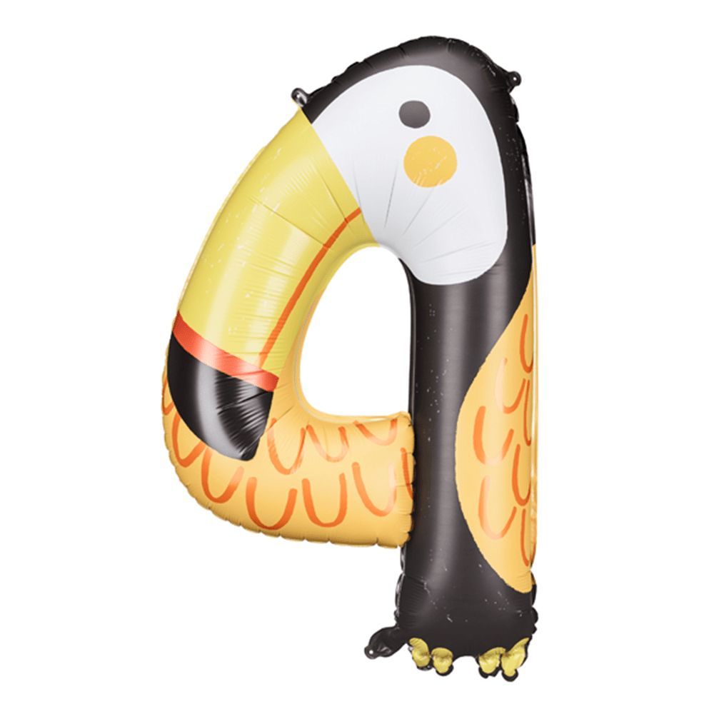 Number 4 Balloon - Toucan, Shopsweetluluss