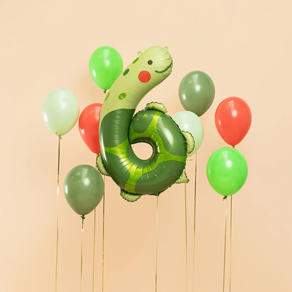 Number 6 Balloon - Turtle, Shopsweetluluss