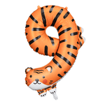 Number 9 Balloon - Tiger, Shopsweetluluss