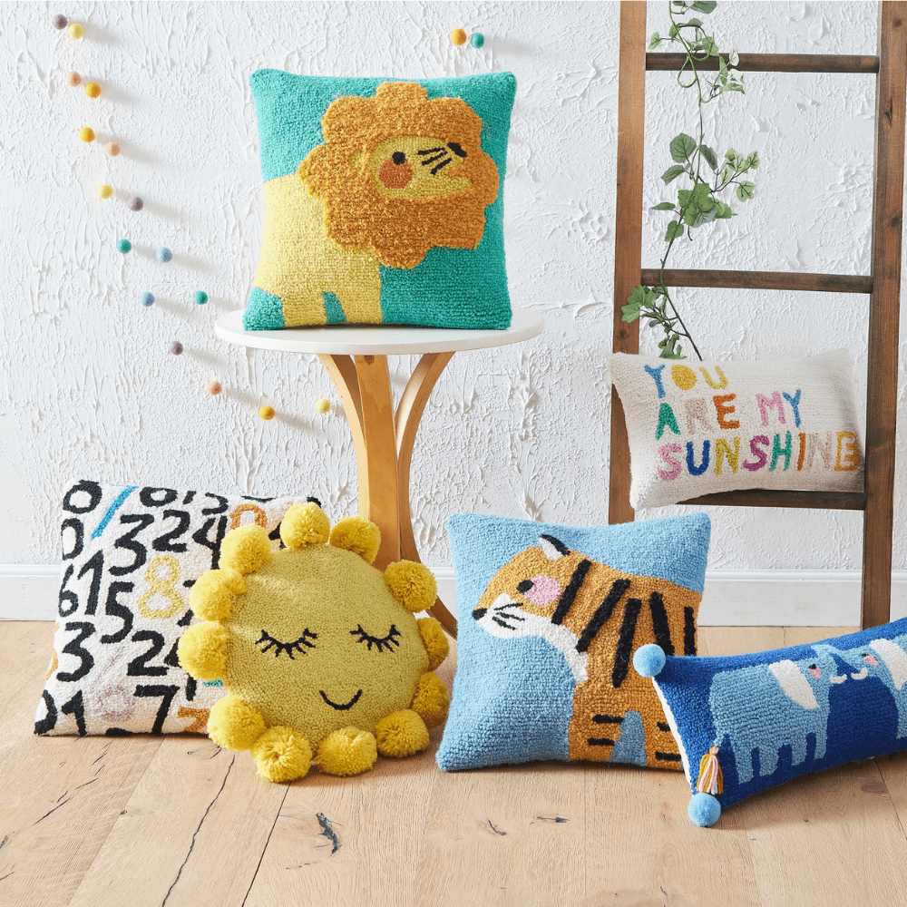 Numbers Hook Pillow, Shopsweetluluss