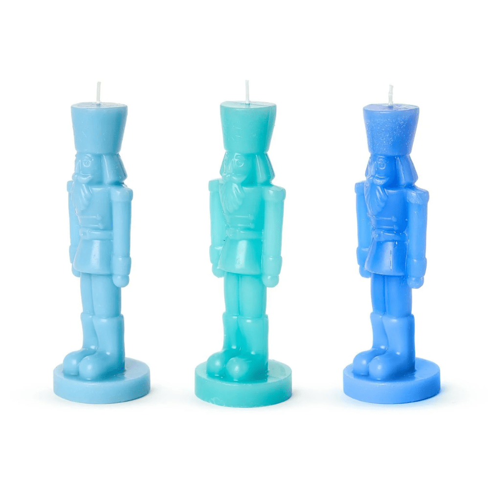 Sculpted Nutcracker Candle - 3 Color Options, Shopsweetluluss