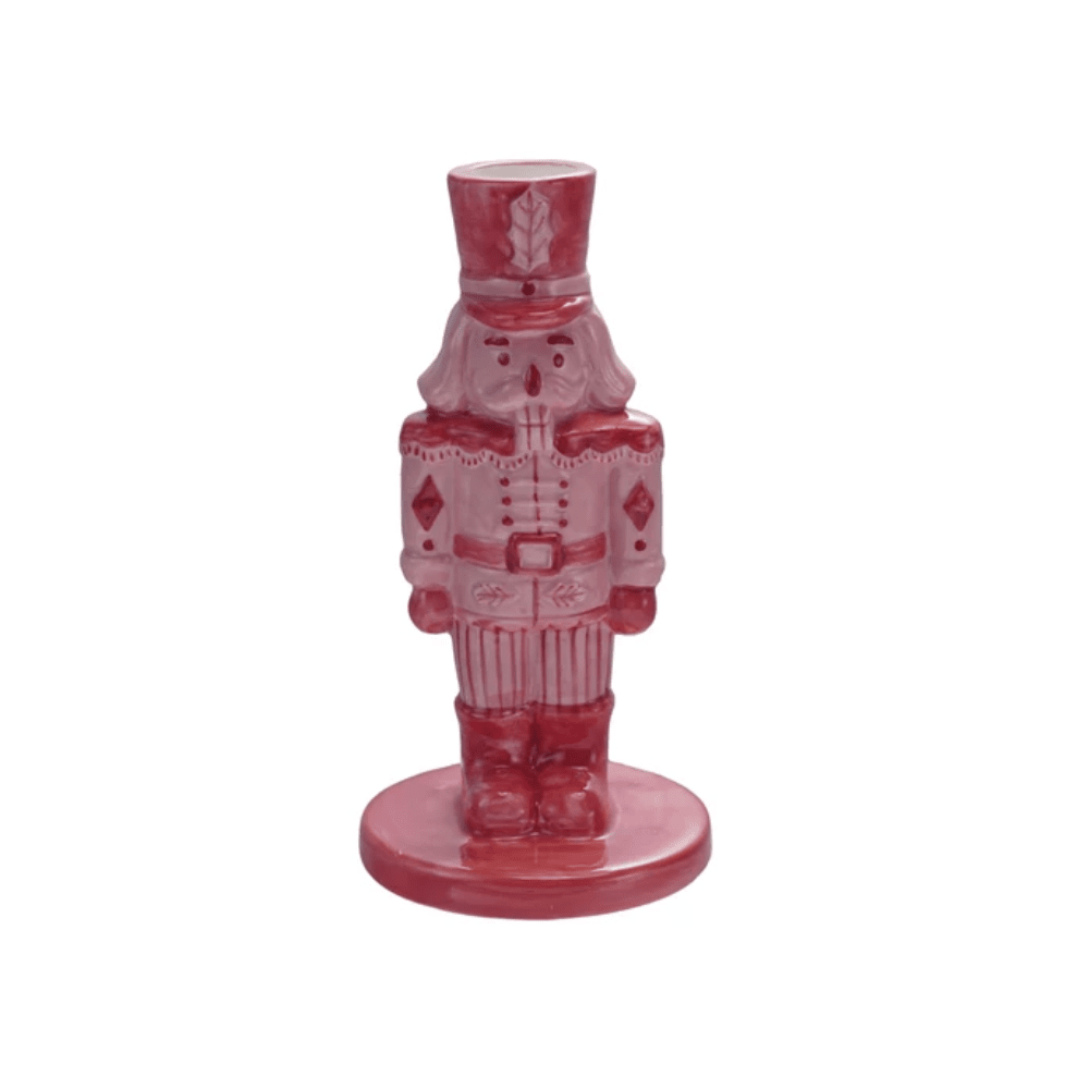 Stoneware Nutcracker Taper Holder, Shopsweetluluss