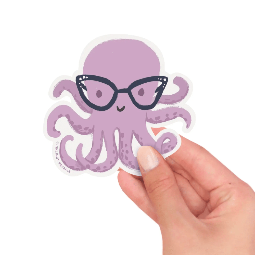 Octopus Vinyl Sticker - Shopsweetluluss