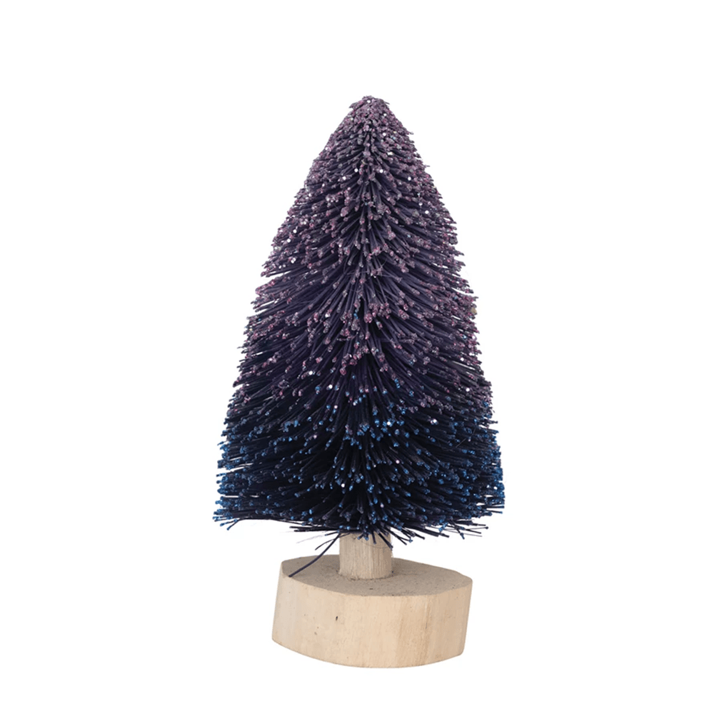 Ombre Bottle Brush Tree, 6" - Purple, Shopsweetluluss