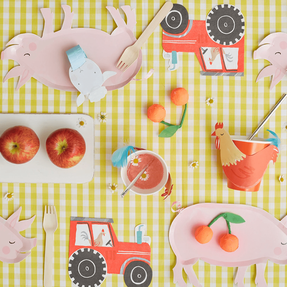 On the Farm Pig Plates, Shopsweetluluss