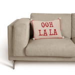 "Ooh La La" Striped Pom Pom Hook Pillow, Shopsweetluluss