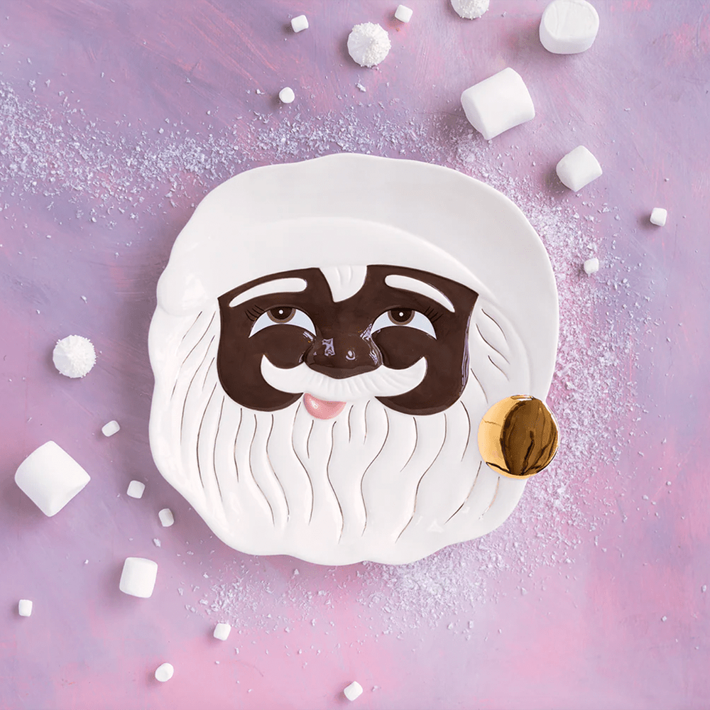 Papa Noel Cookie Platter - Black, Shopsweetluluss