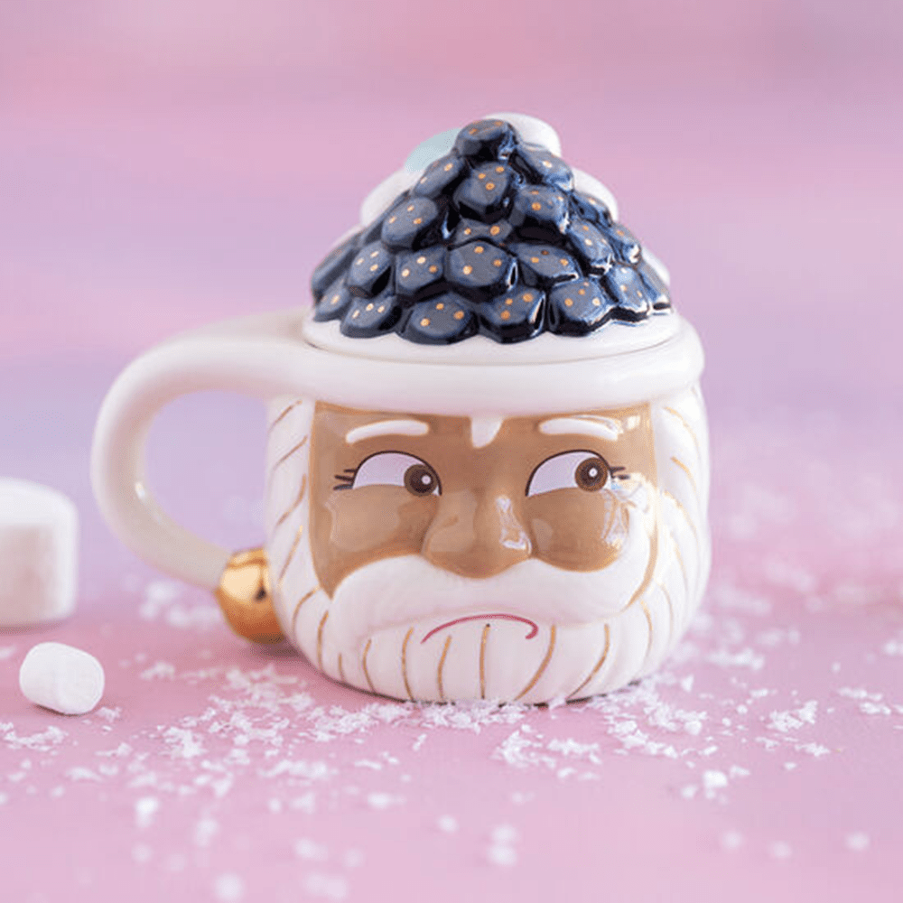 Papa Noel Naughty & Nice Mug - Brown, Shopsweetluluss