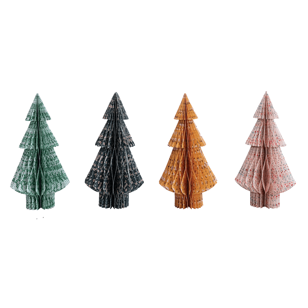 Paper Folding Honeycomb Trees w/ Chintz Pattern - 4 Styles, Shopsweetluluss