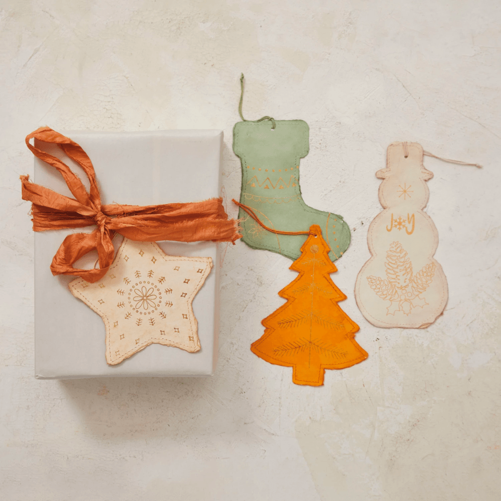 Handmade Paper Star Ornament/Gift Tag, Shopsweetluluss