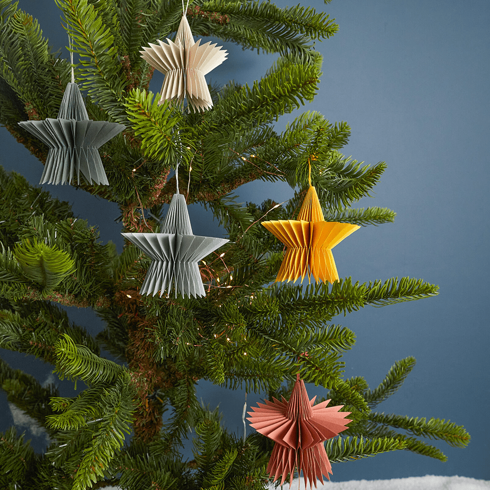 Paper Star Ornament Set, Shopsweetluluss