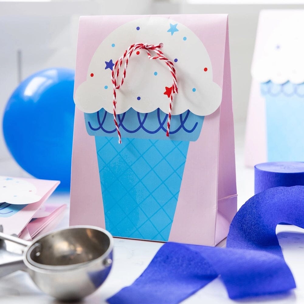 Patriotic Ice Cream Treat Bags, Shopsweetluluss