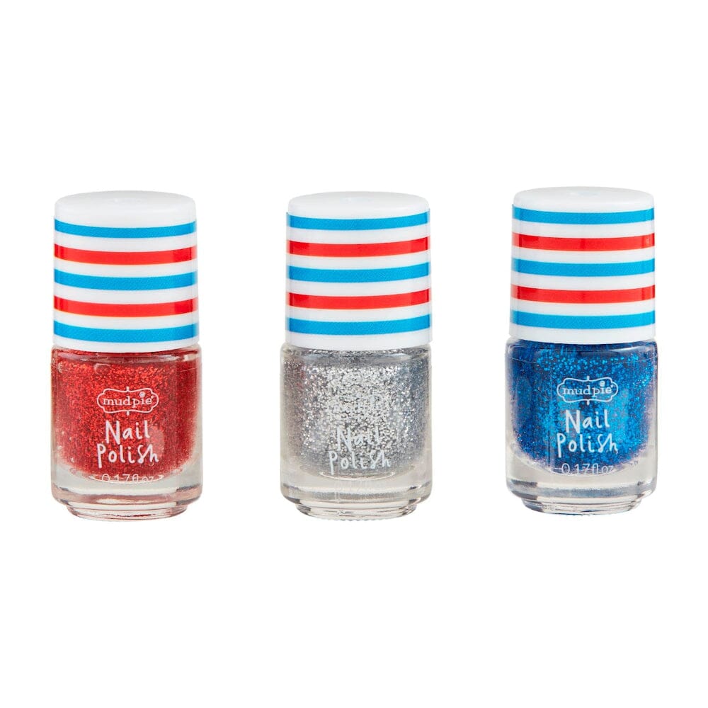 Patriotic Nail Polish - Set of 3, Shopsweetluluss