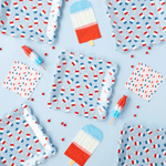 Patriotic Popsicles Cocktail Napkins, Shopsweetluluss