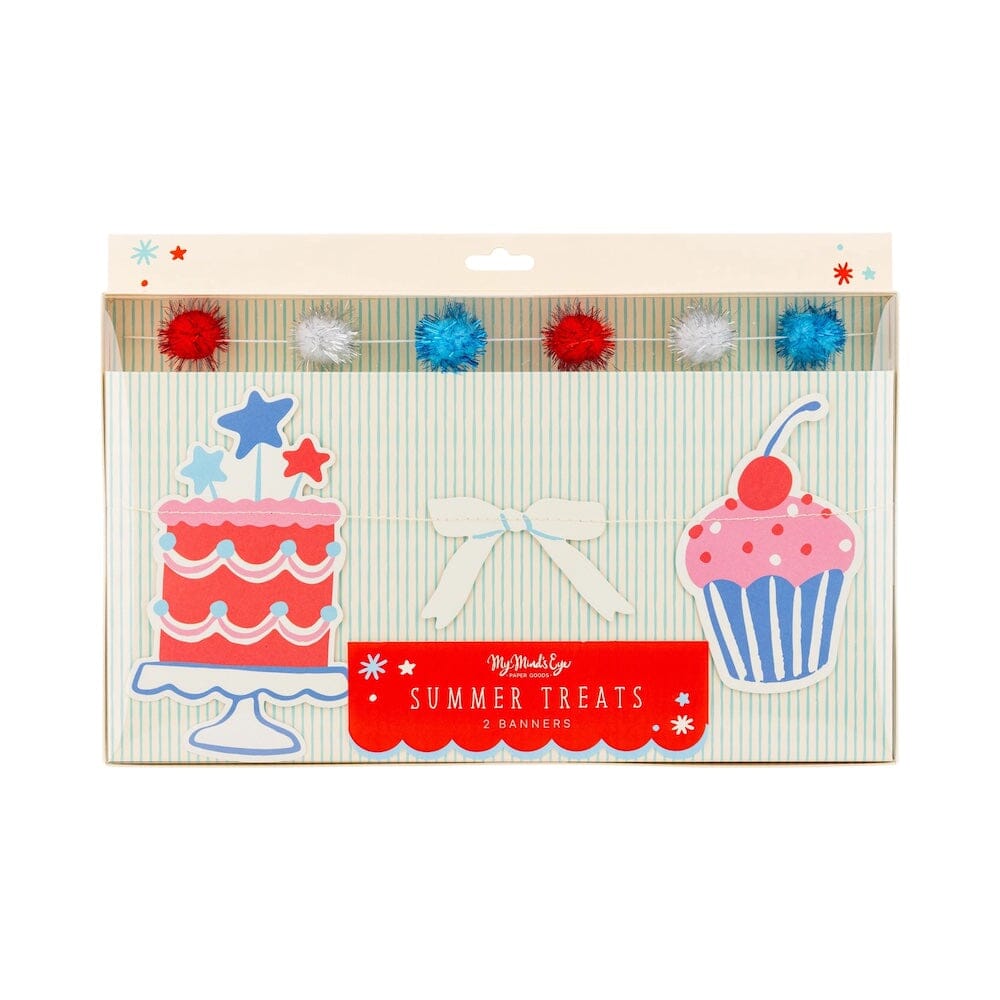 Patriotic Summertime Icon Banner Set, Shopsweetluluss