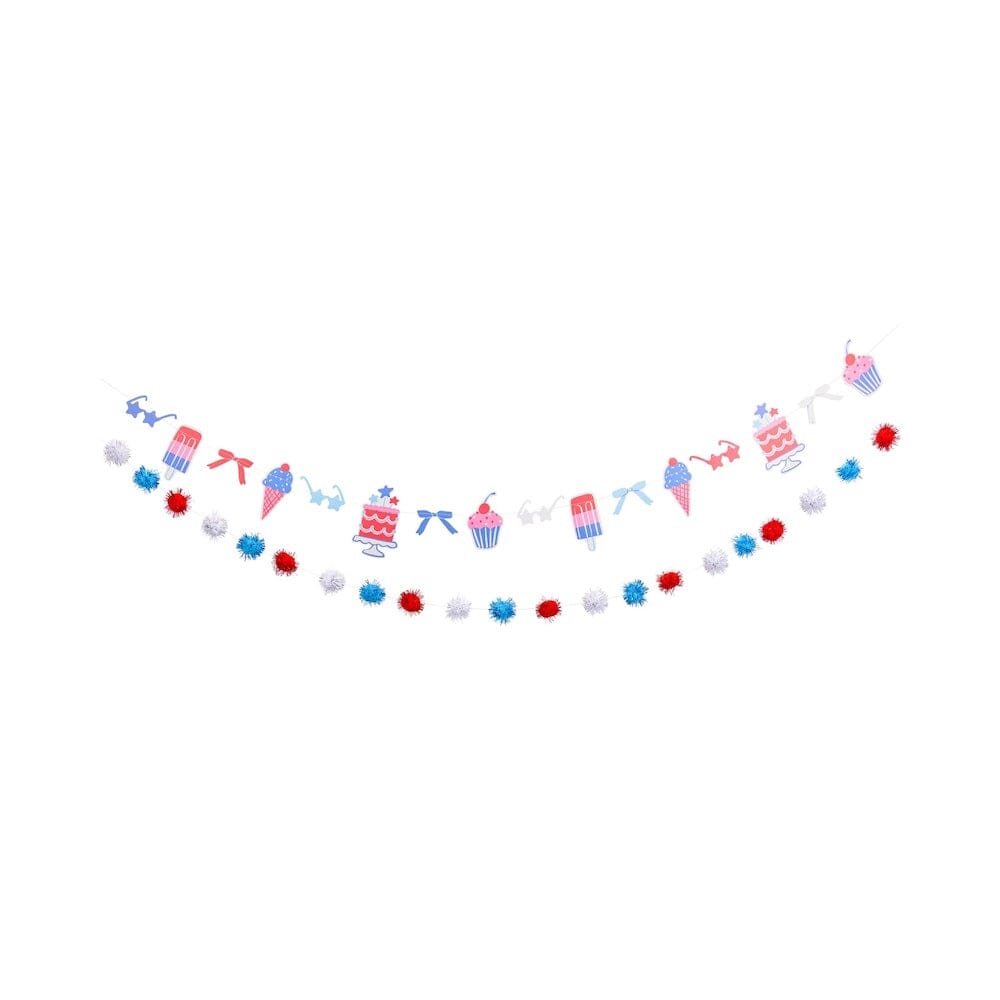 Patriotic Summertime Icon Banner Set, Shopsweetluluss