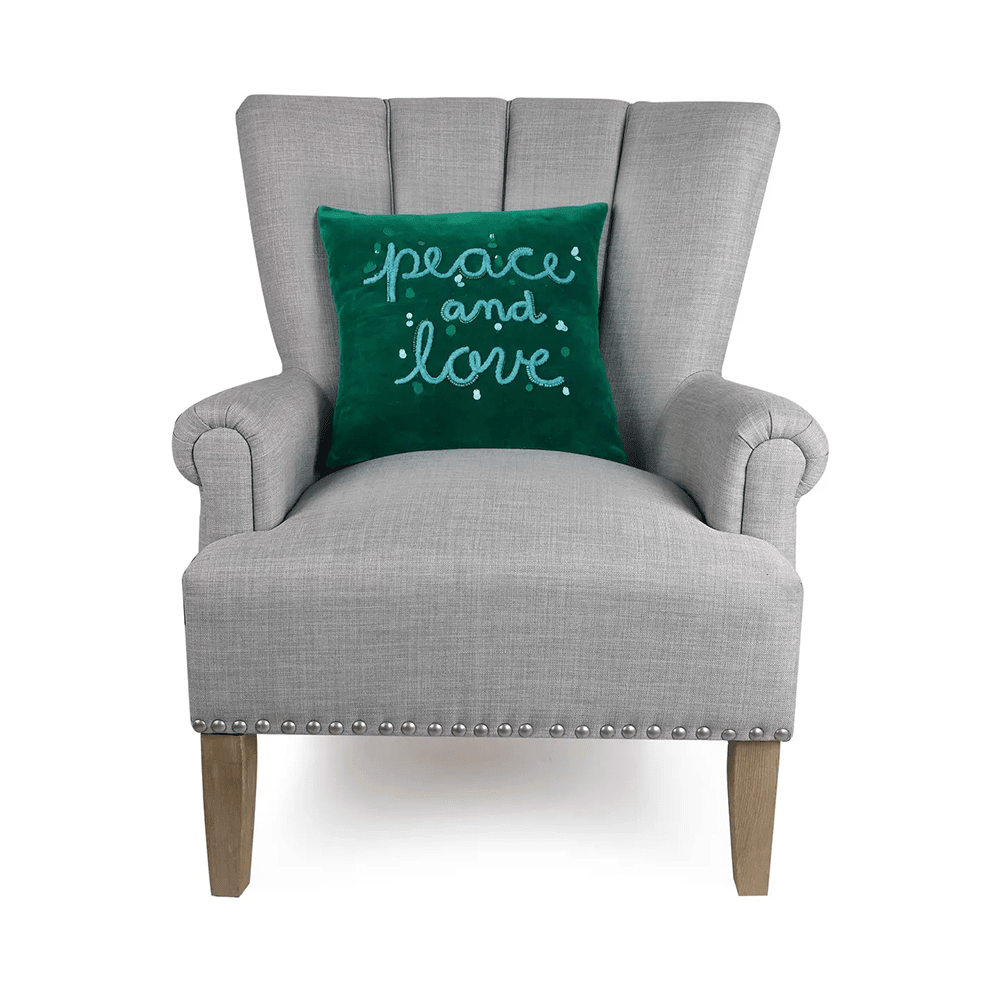 Peace & Love Decorative Pillow, Shopsweetluluss
