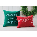 Peace & Love Decorative Pillow, Shopsweetluluss