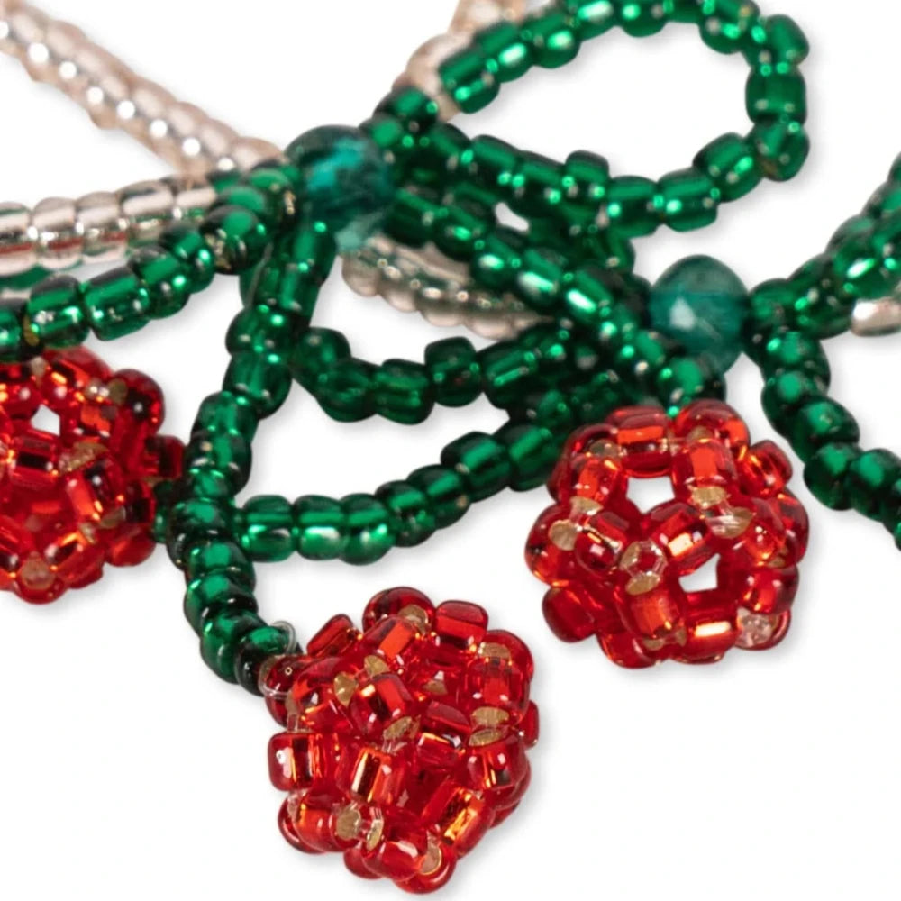 Pearly Necklace & Bracelet Set - Cherry, Shopsweetluluss