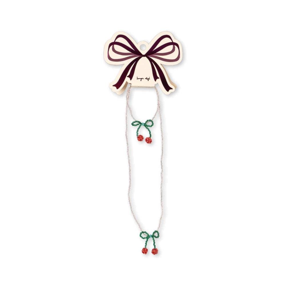 Pearly Necklace & Bracelet Set - Cherry, Shopsweetluluss