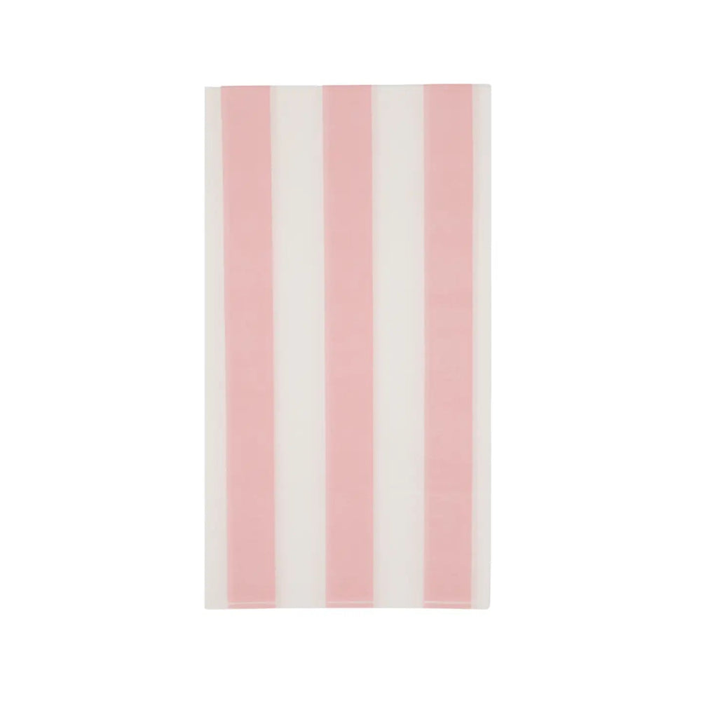 Petal Pink Cabana Stripe Guest Napkins, Shopsweetluluss