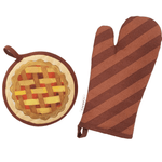 Pie Pot Holder Set, Shopsweetluluss