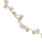Pinecone Garland, White Glitter - Shopsweetluluss